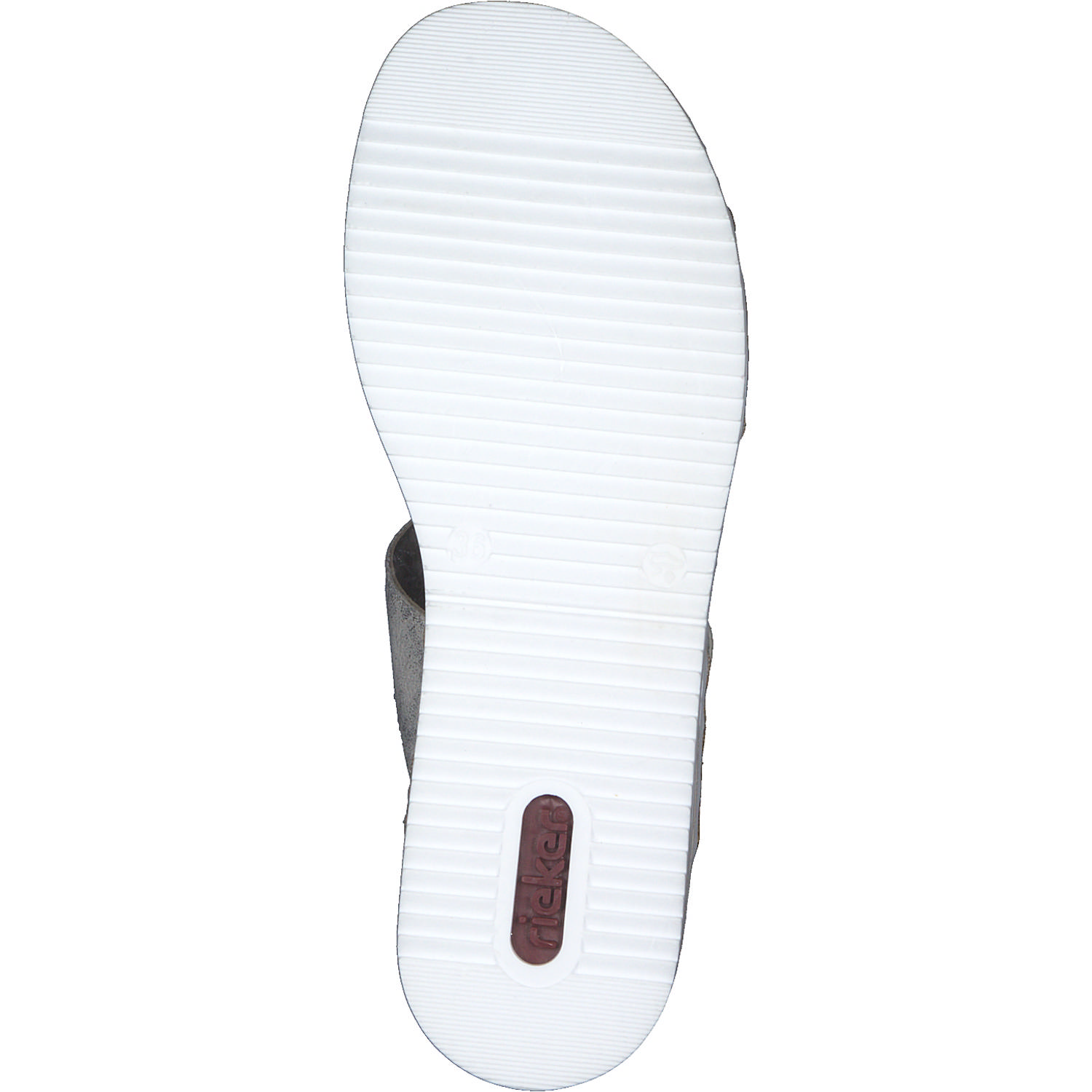 Rieker V02K3, Pantoletten & Badeschuhe, Damen, Silber