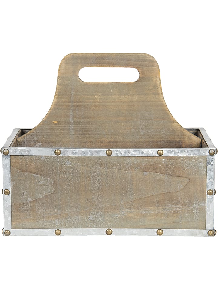 Clayre & Eef Aufbewahrungskiste in Natur - (B)28 x (H)24 x (T)19 cm günstig kaufen onesize