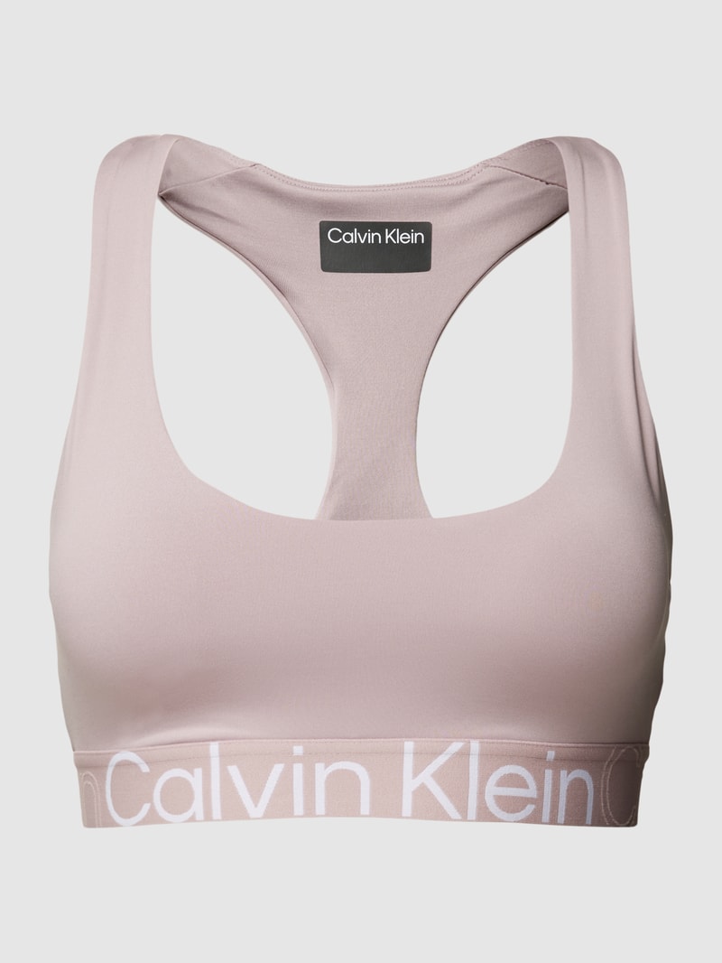 Bustier mit Racerback Modell 'Medium Support Sport' in rosa
