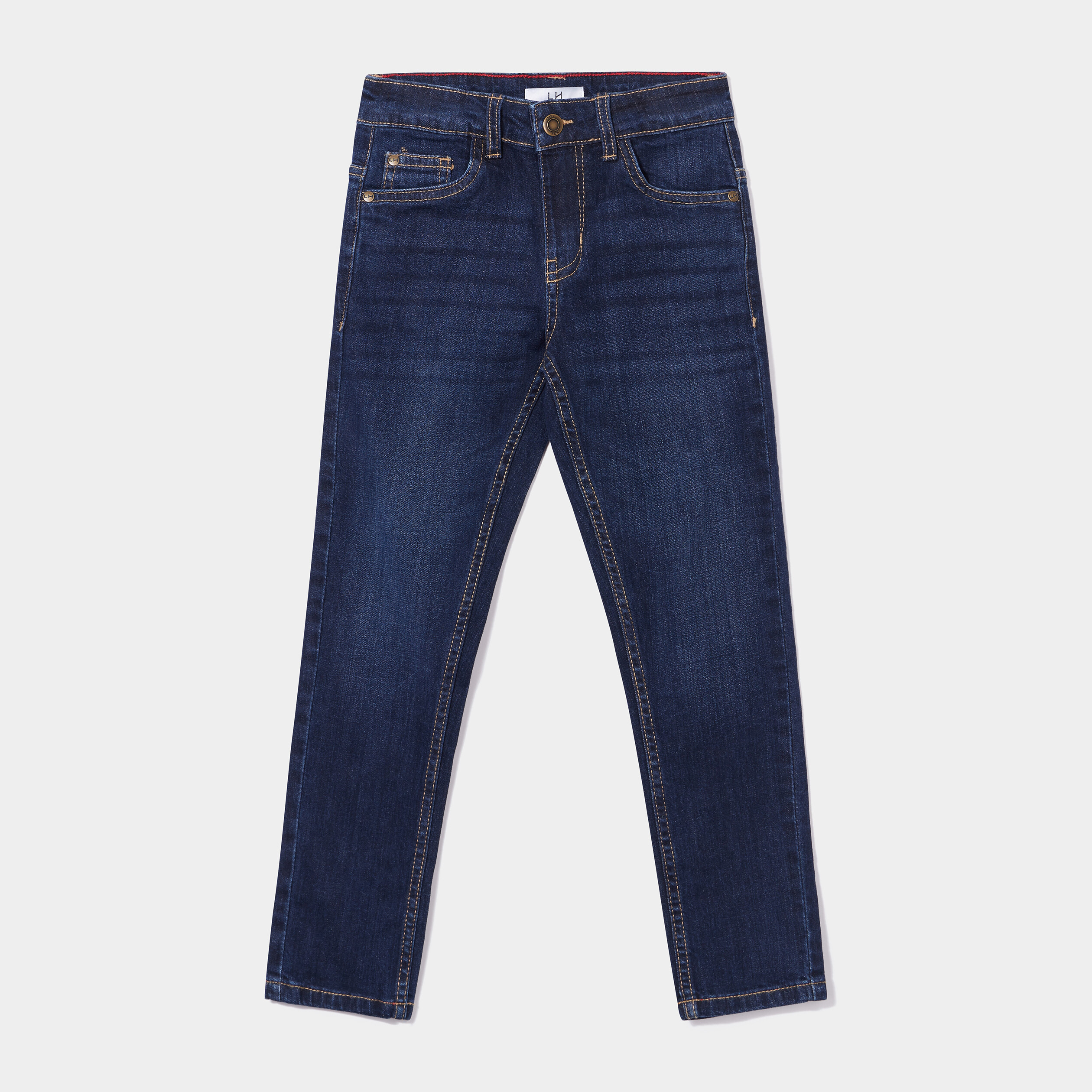 Jeans slim effet stretch denim brut garçon | La Halle