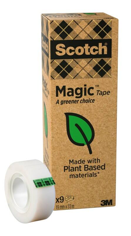 Scotch Magic Klebeband  19 mm x 33 m Matt Unsichtbar Pack mit 9 Rollen