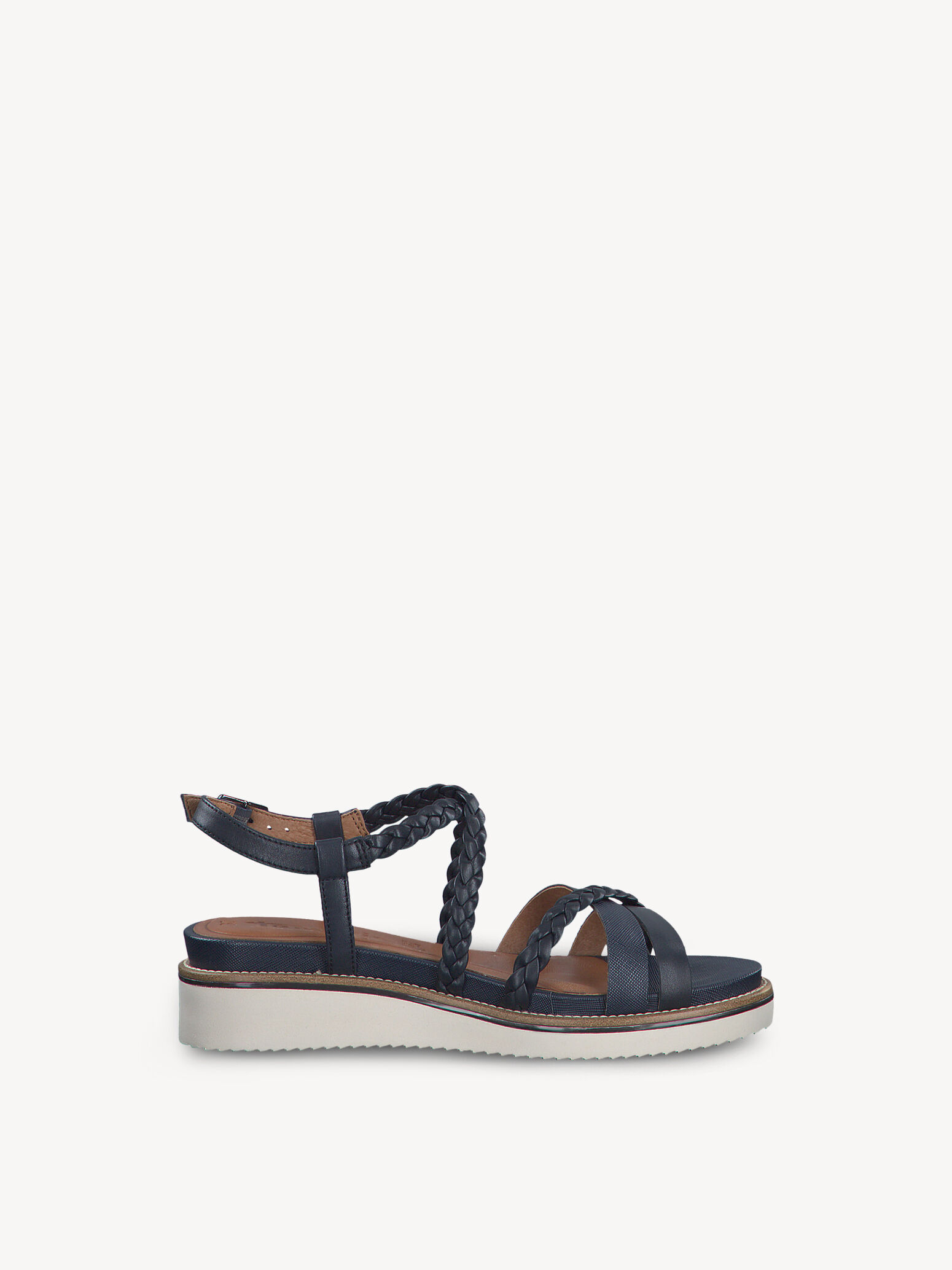 Sandale à talon - bleu