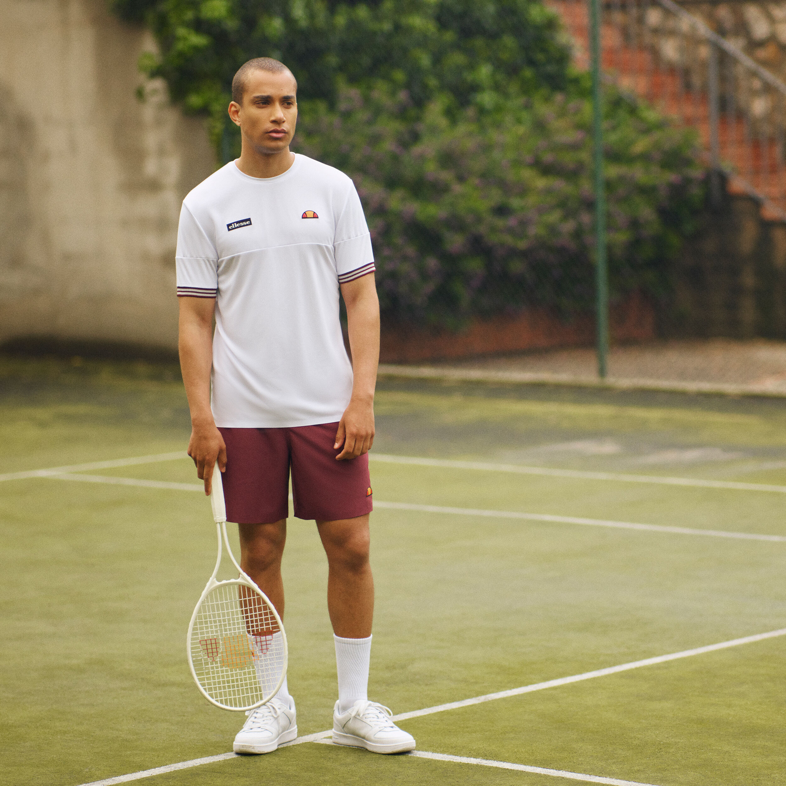 Lonio Shorts Herren - Weinrot