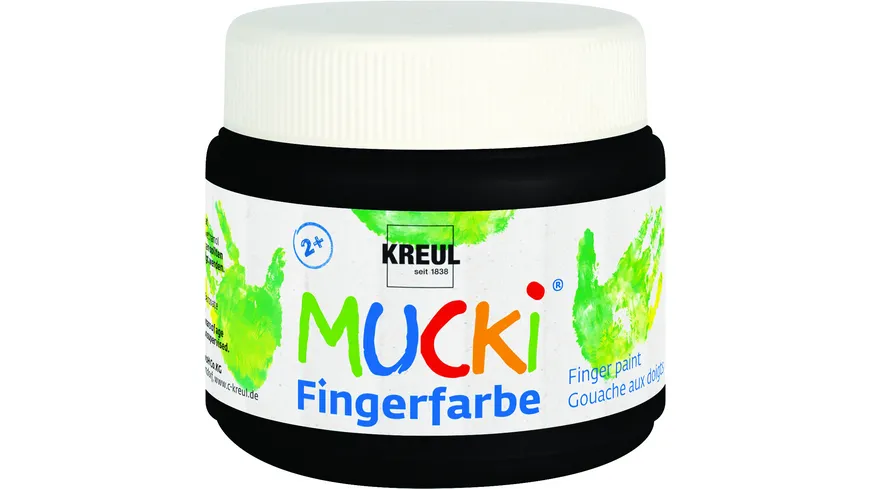 KREUL Mucki Fingerfarbe 150 ml 150 ml schwarz