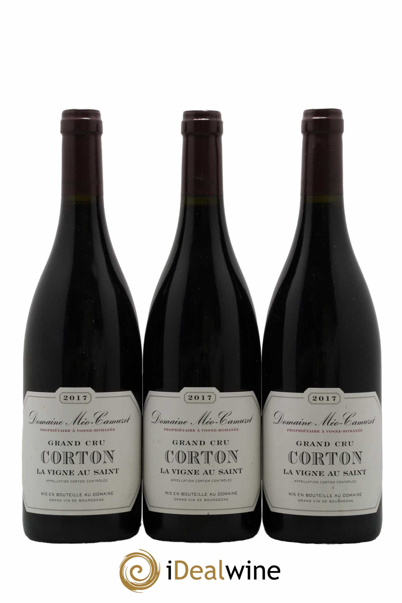 Corton Grand Cru La Vigne au Saint Méo-Camuzet (Domaine)  2017 - Lot de 3 Bouteilles