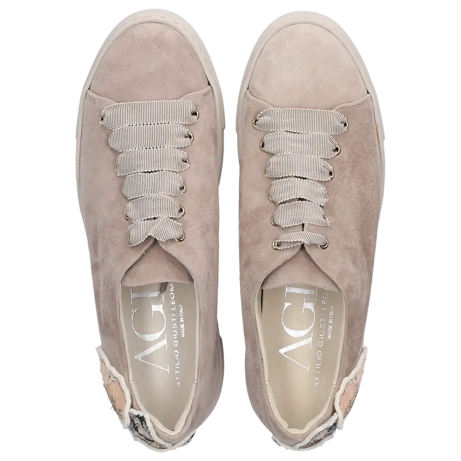 AGL Attilio Giusti Leombruni - Sneaker low D92509 Veloursleder - grau