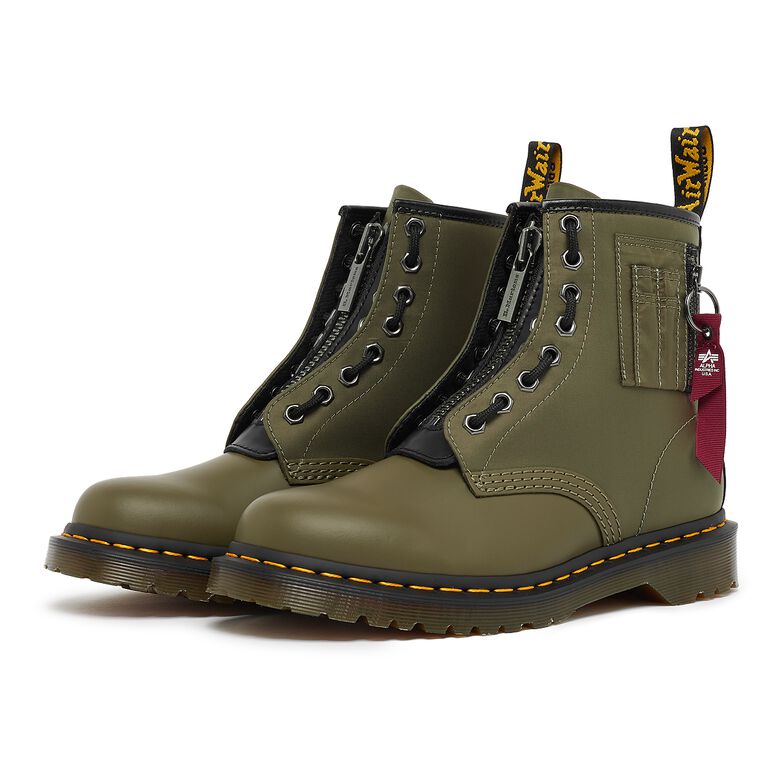 Dr. Martens x Alpha Industries 1460 Ben olive black