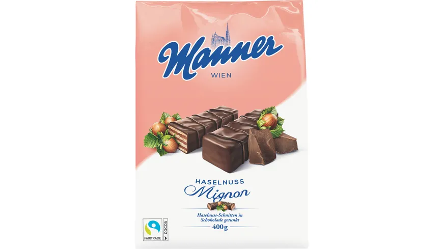 Manner Haselnuss Mignon Waffeln 400 g