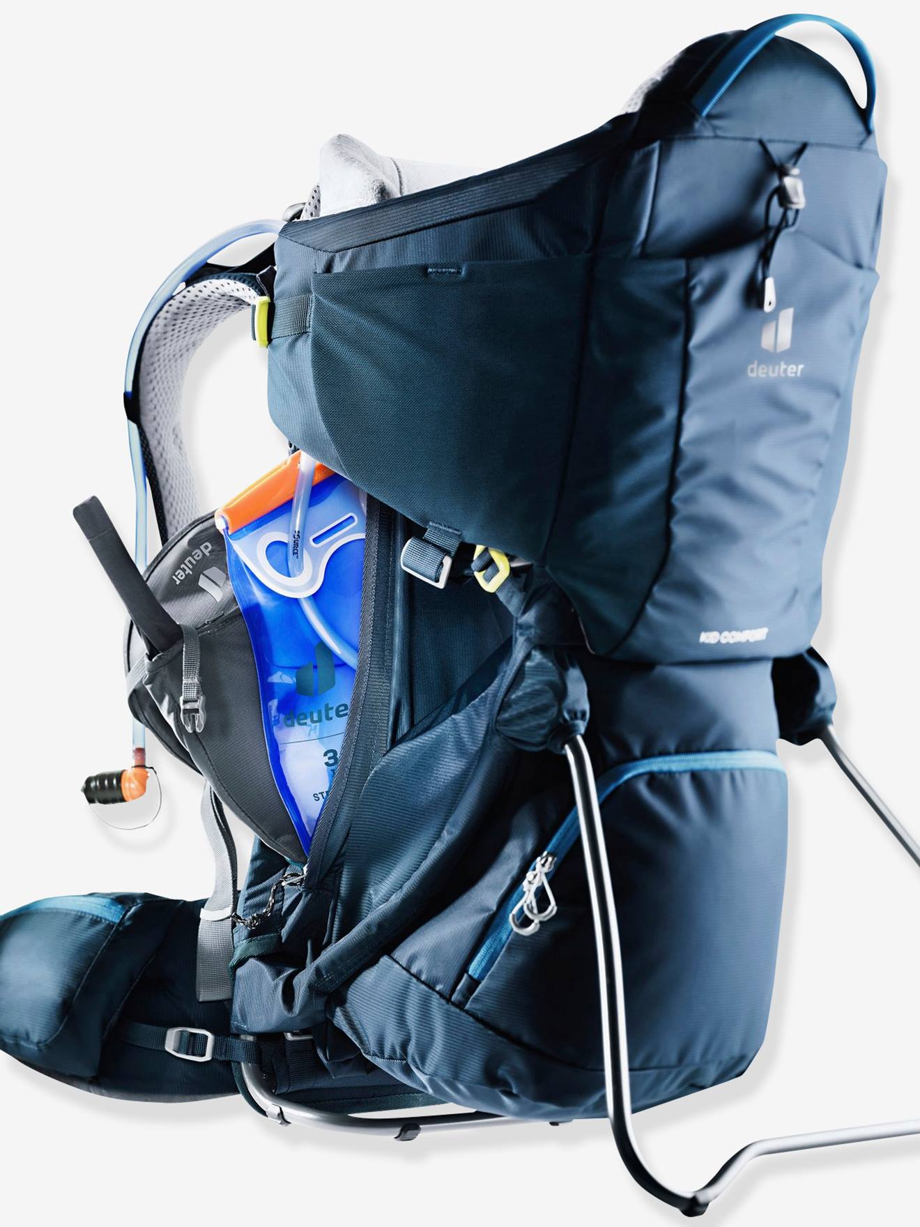 Porte-bébé Kid Comfort + protection soleil DEUTER vert