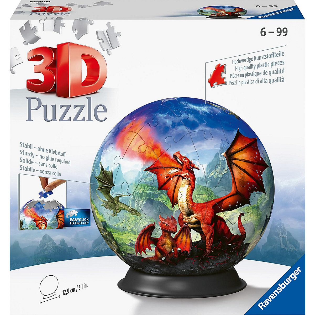 3D-Puzzle Mystische Drachen