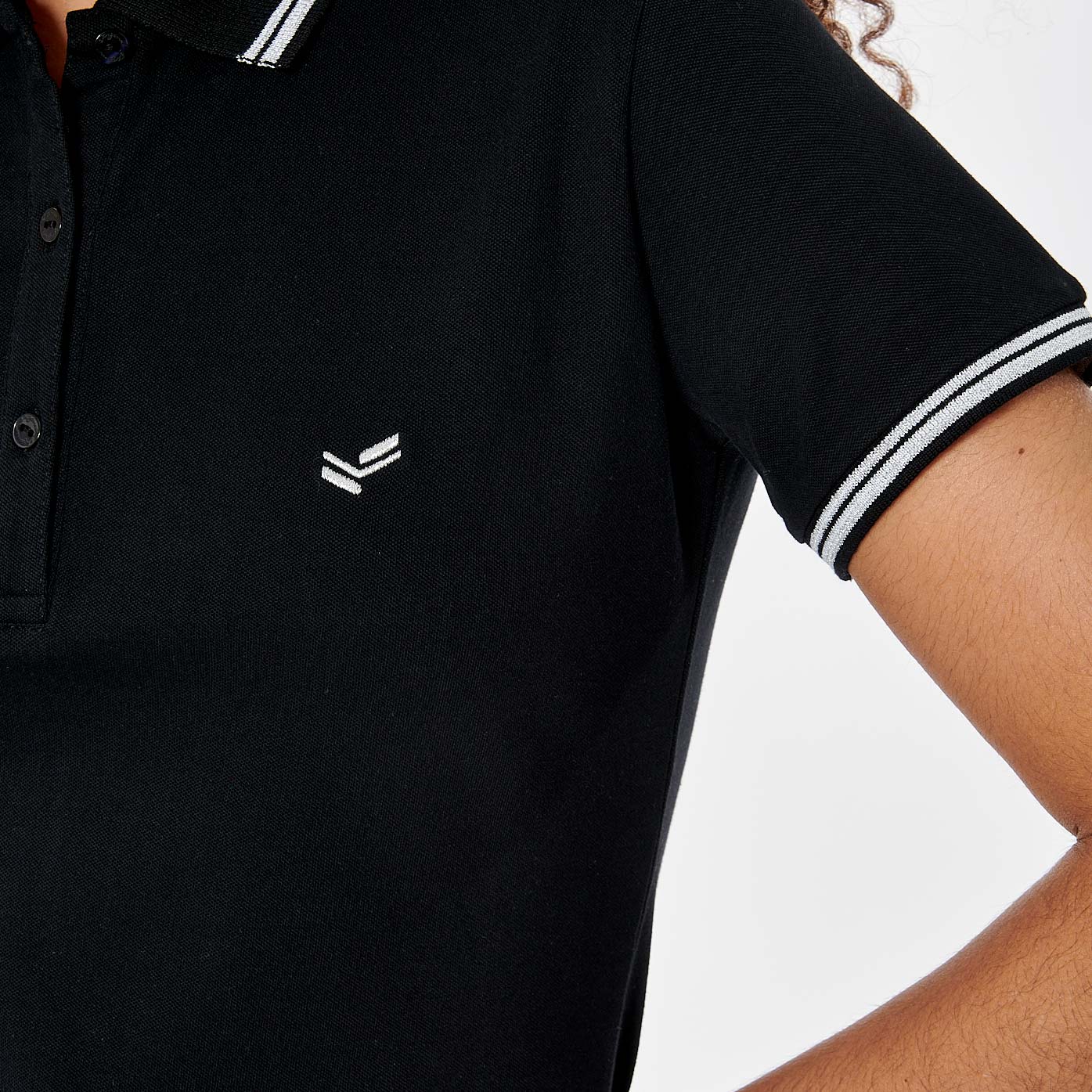JULIX  Robe polo noire Femme