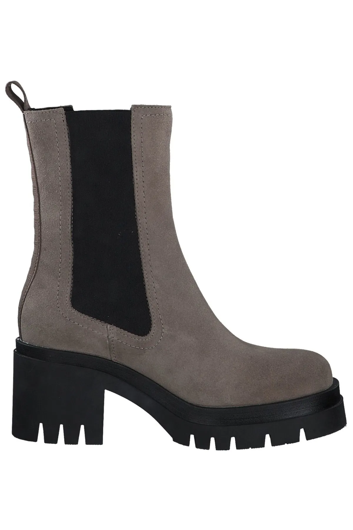 Tamaris  Stiefelette - Beige - Blockabsatz