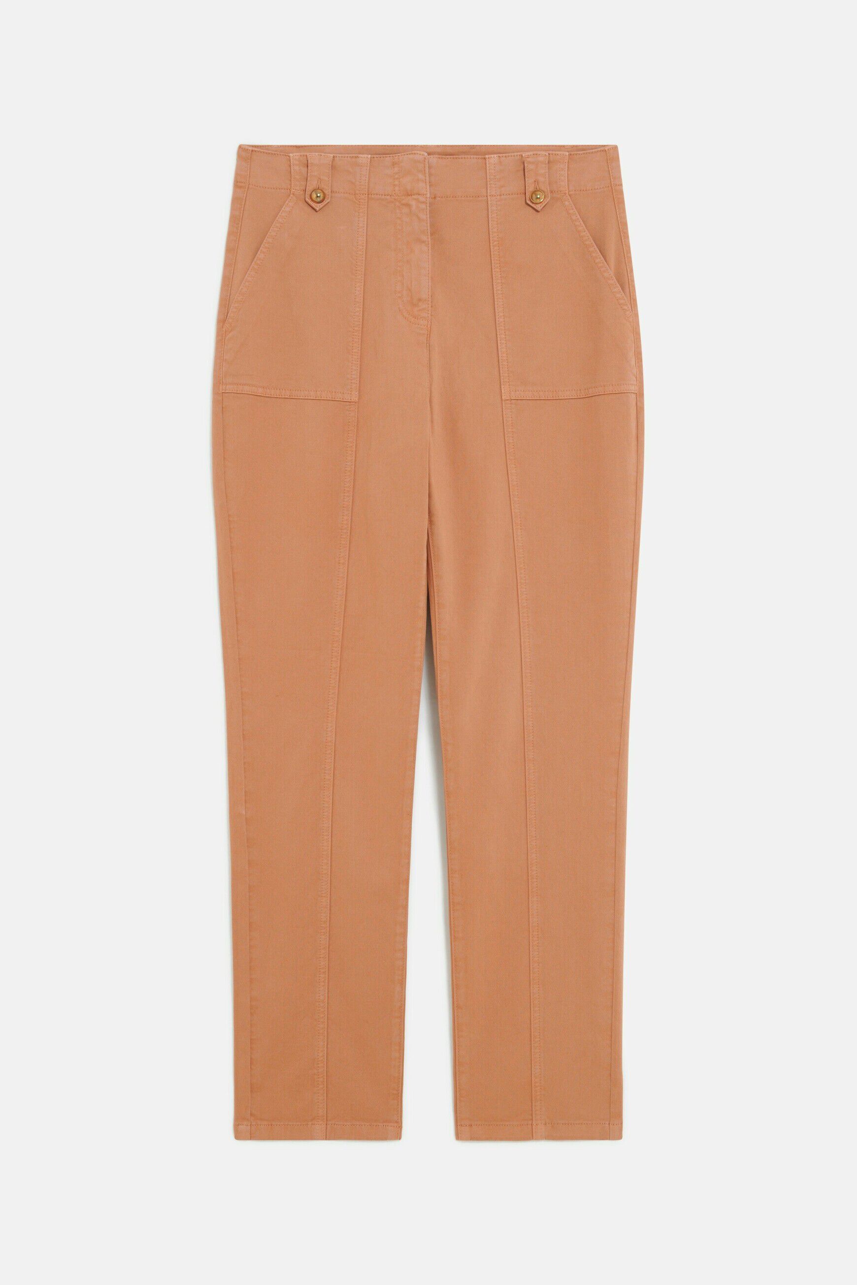 Pantalon stuart camel femme