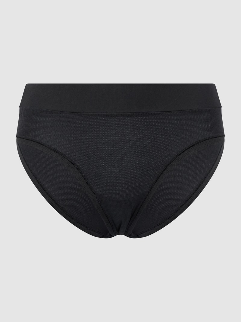 Slip aus Mesh in schwarz