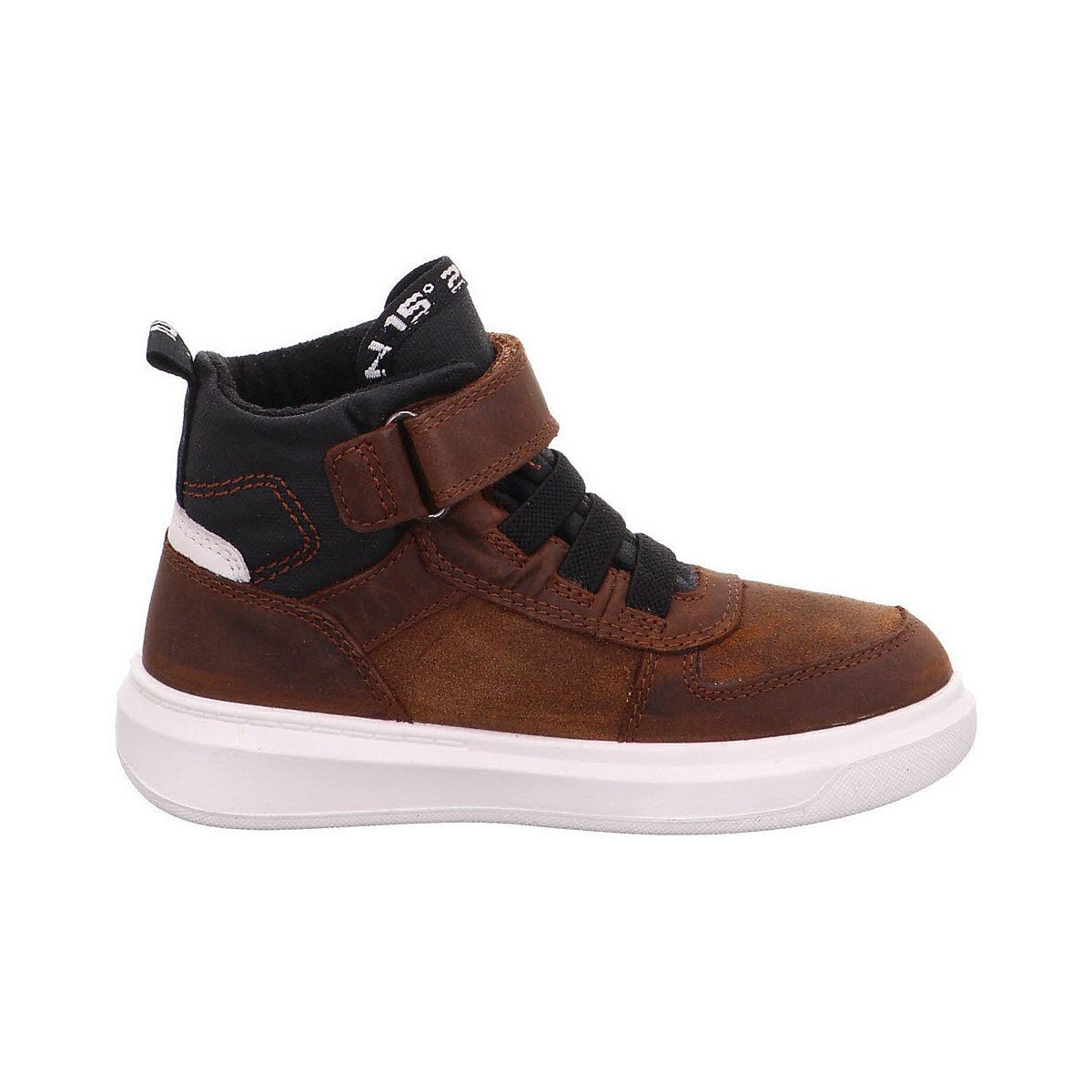 Jungen Schnürhalbschuhe Cosmo Boots Kinderschuhe Lederkombination uni Outdoorschuhe