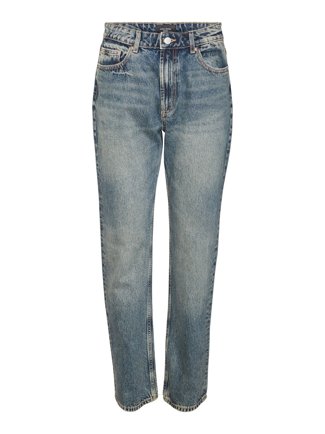 VMHAILEY Hohe Taille Gerade geschnitten Jeans
