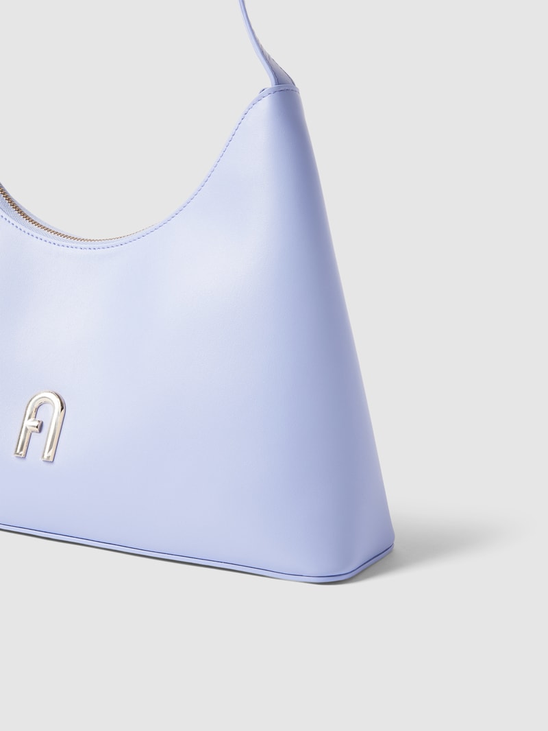 Hobo Bag mit Label-Applikation Modell 'DIAMANTE' in flieder
