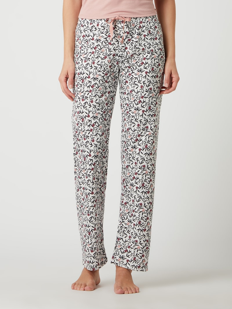Pyjamahose mit Alllover-Muster Modell 'Favourites Dreams'  in blau