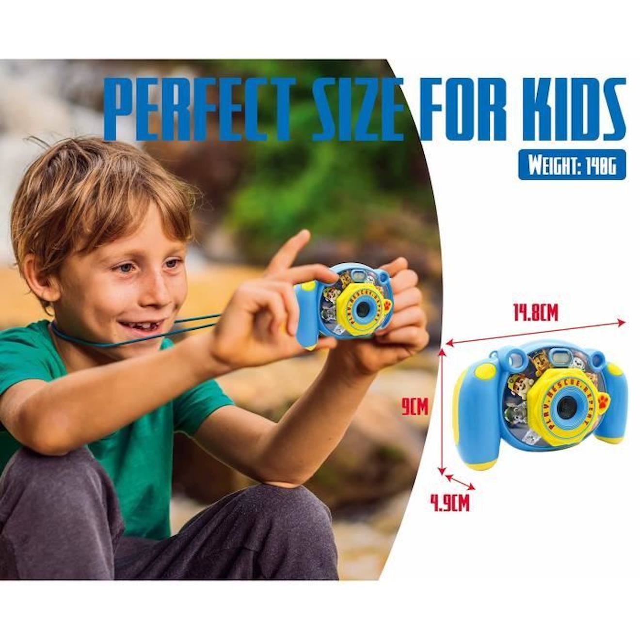 APN enfants Pat’Patrouille avec fonction photo et vidéo bleu
