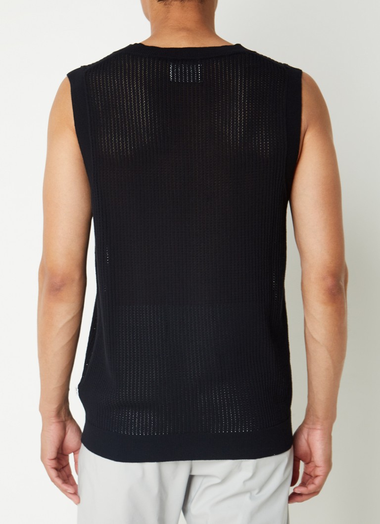 NN.07 Huxley chunky knitted tank top made of organic cotton