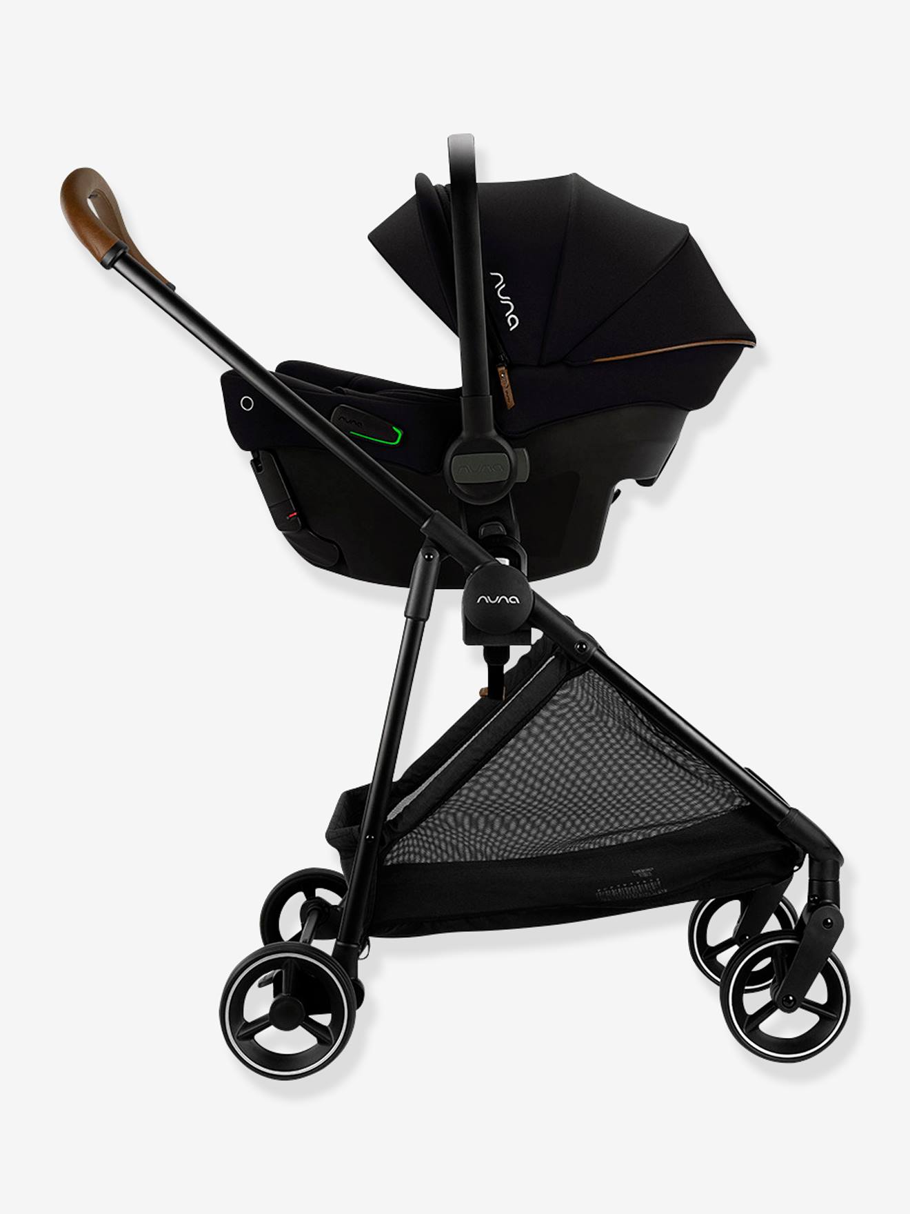 Siège-auto coque NUNA Pipa Urbn i-Size 40 à 83 cm, équivalence groupe 0+ caviar