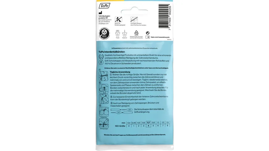 TePe Interdentalbürste 0,7mm Gr. 4