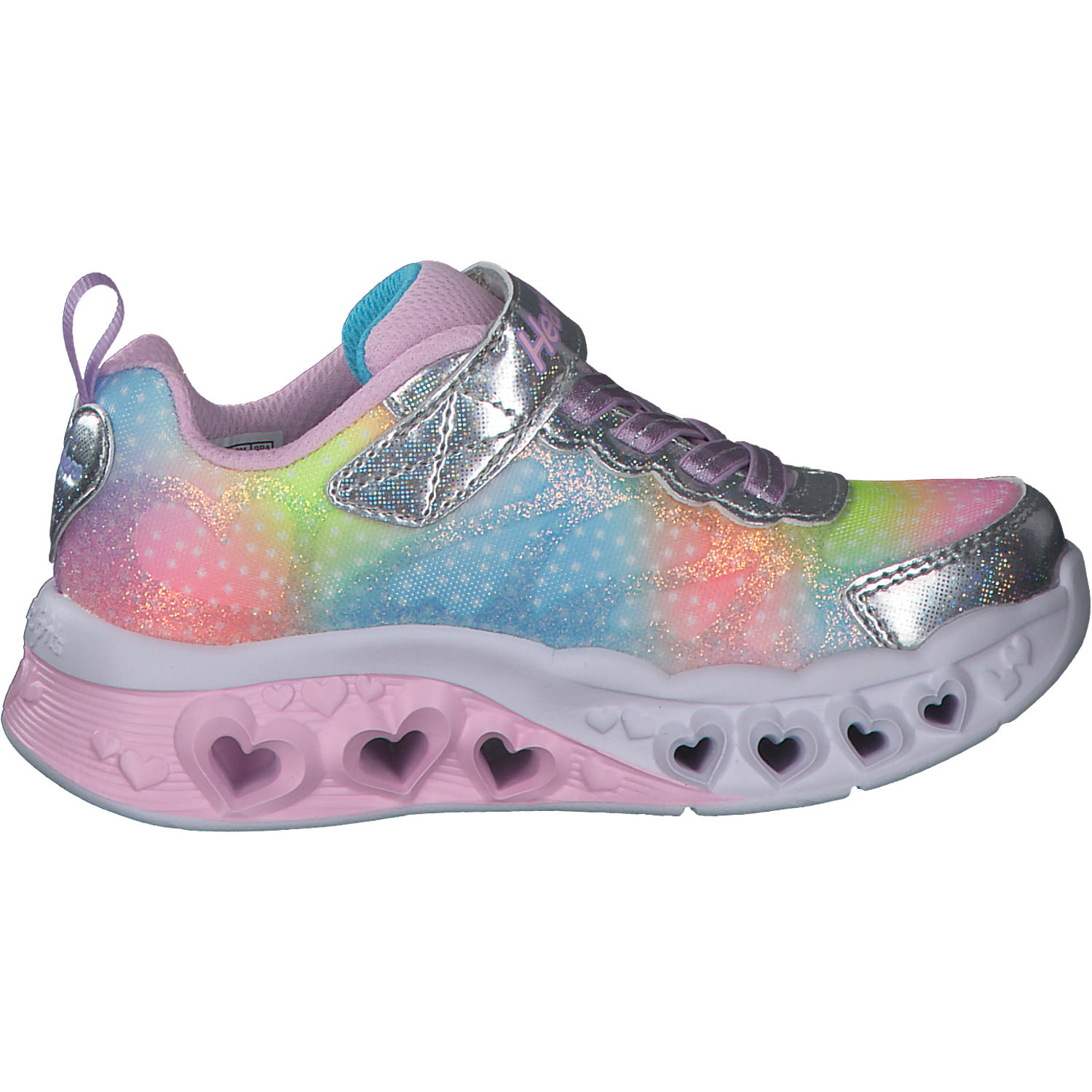 Skechers 302315L, Sneakers Low, Kinder, silver Mesh/multi