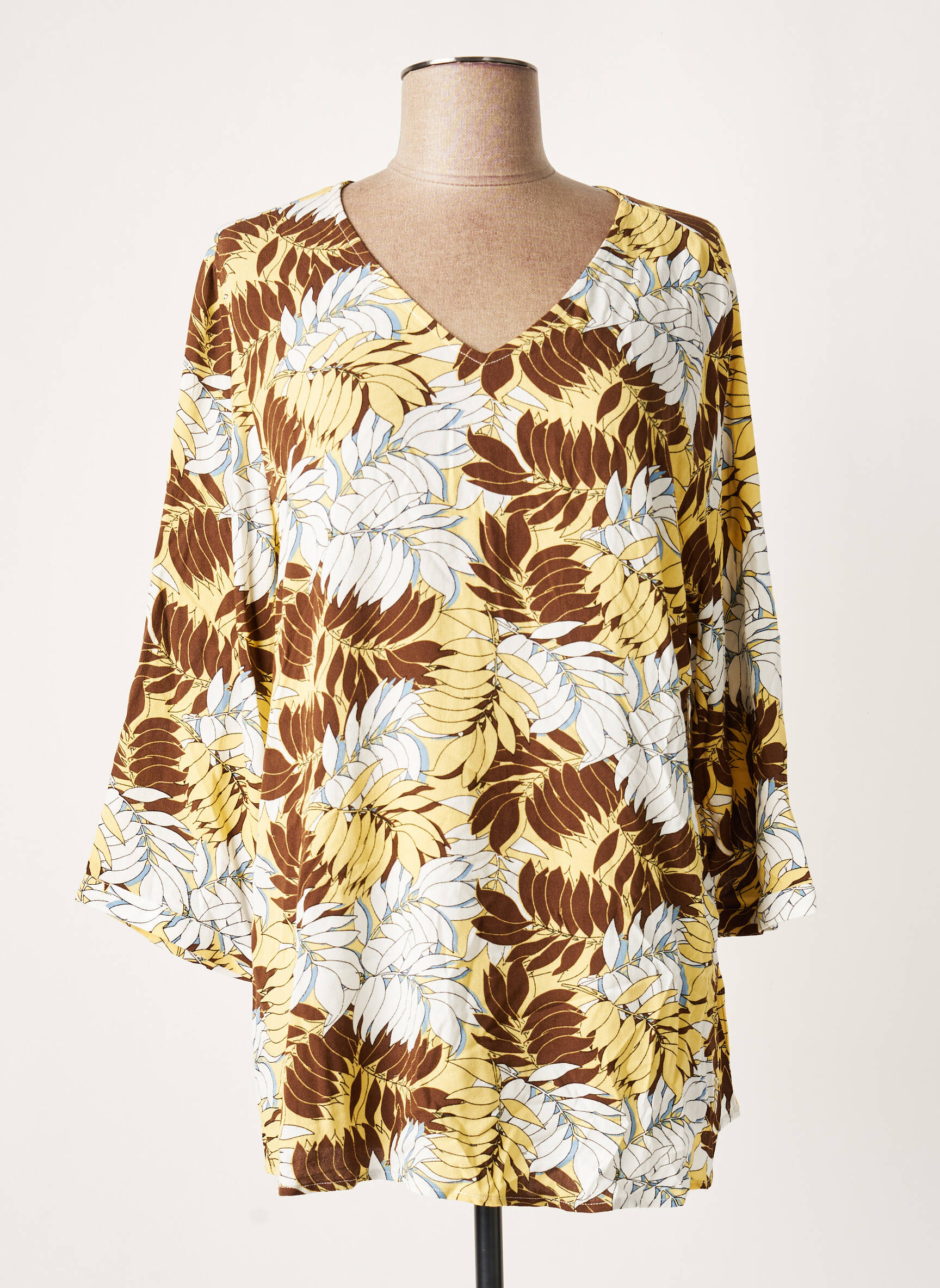 Ciso Tuniquemanchelongue Femme couleur jaune