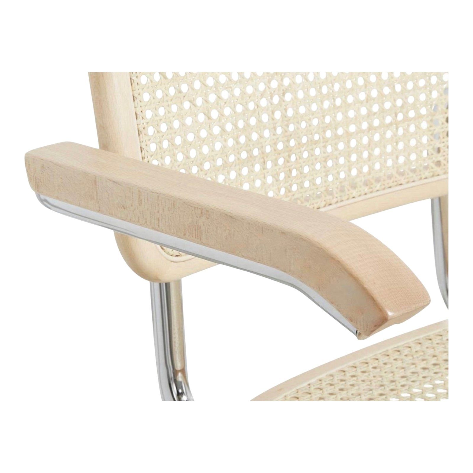 k-hometrends Freischwinger Moderner Schwingstuhl KADEEM, Wohnzimmerstuhl, 2er Set