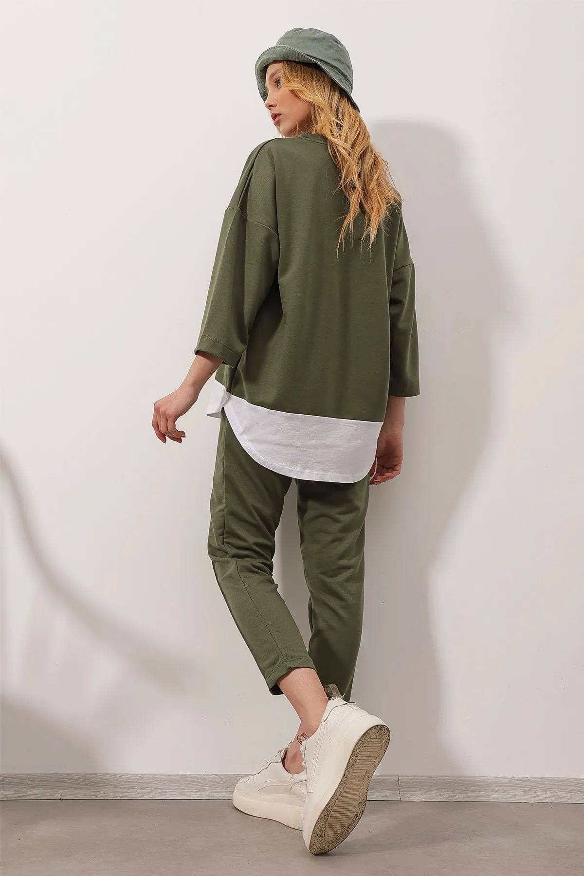 Trend Alaçatı Stili  Zweiteiler - Khaki - Regular Fit