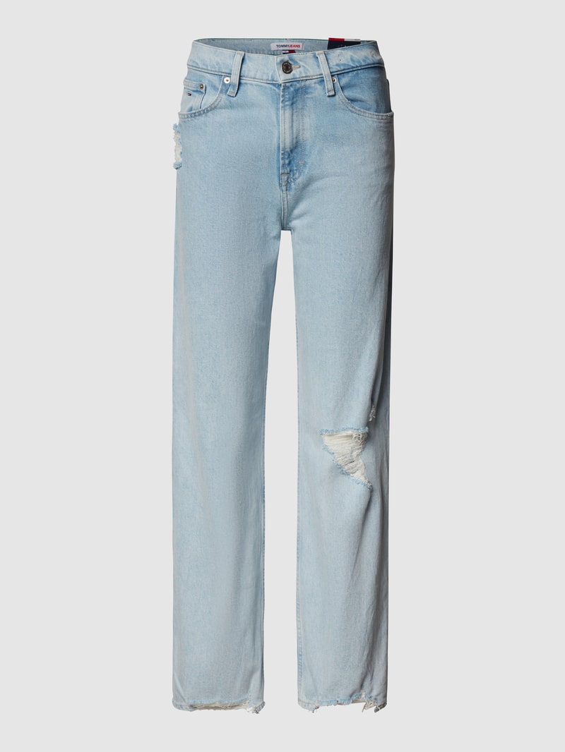 Mid Rise Loose Fit Jeans im Destroyed-Look in jeans