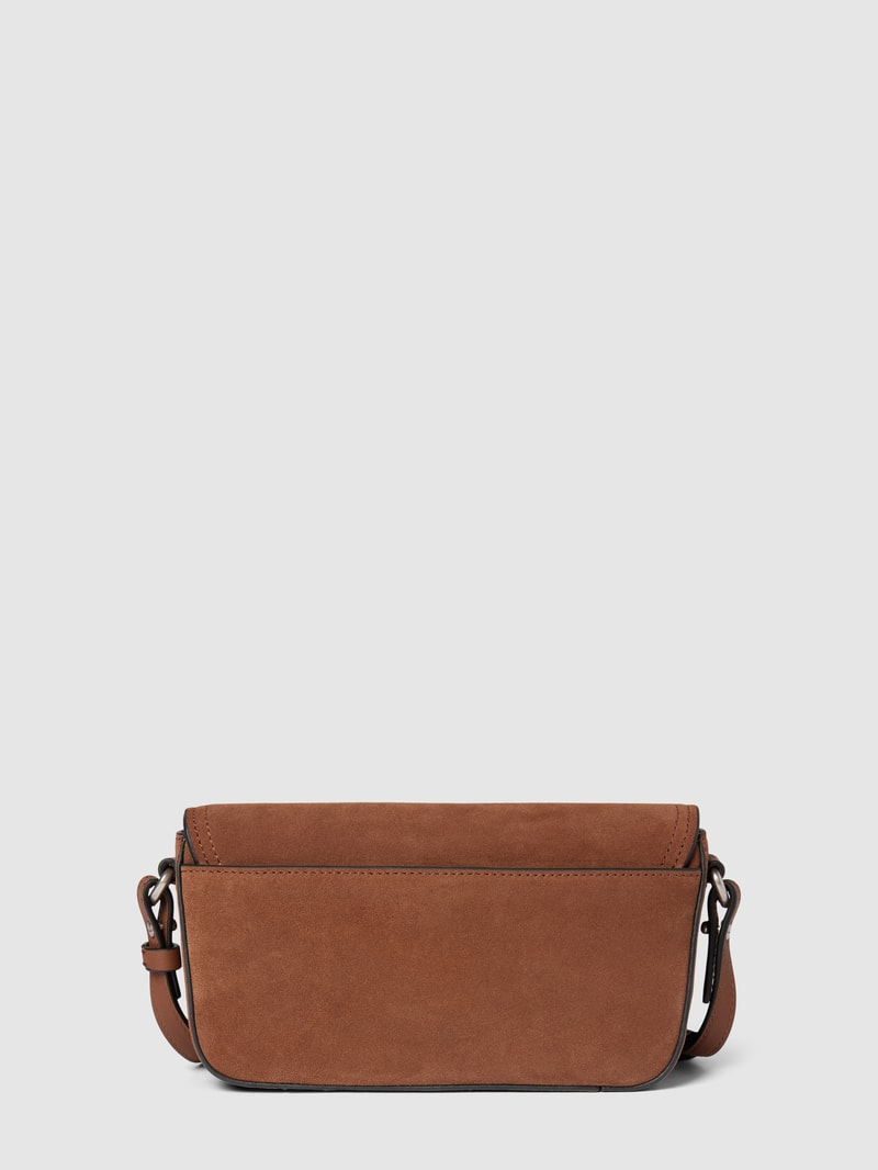 Handtasche mit Label-Schriftzug Modell 'CHUDY' in camel