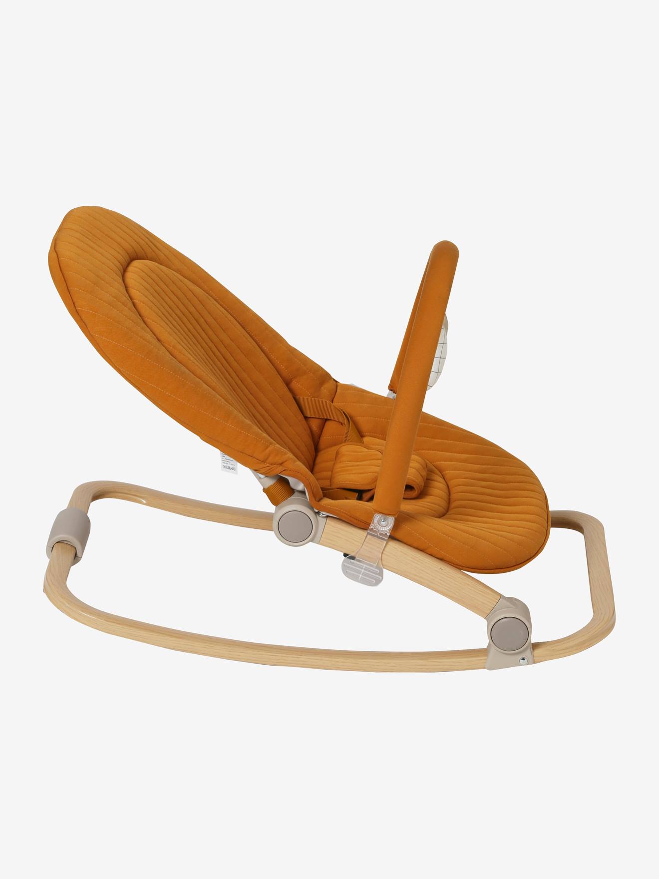 Vertbaudet Babywippe mit Spielbogen BABYDREAM - senfgelb