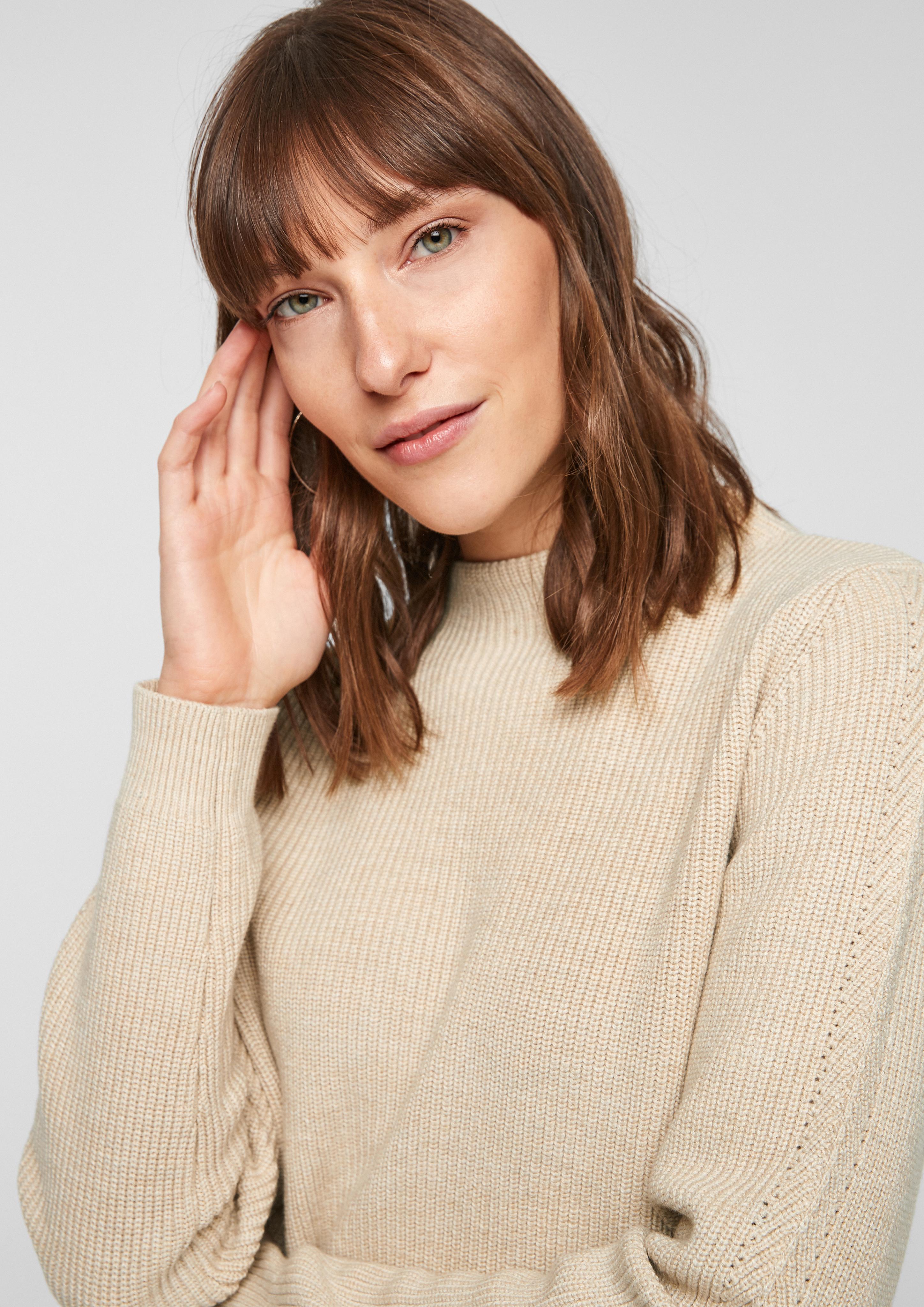 Strickpulli mit Stehkragen  04.899.61.X061-81W2