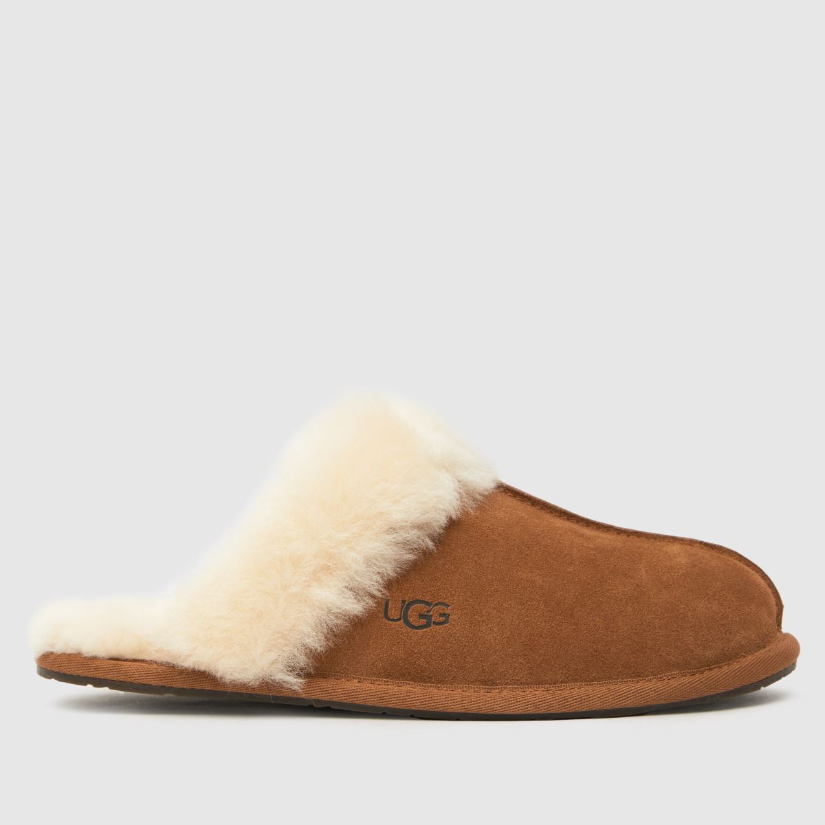 Copati UGG scuffette v kostanjevi barvi