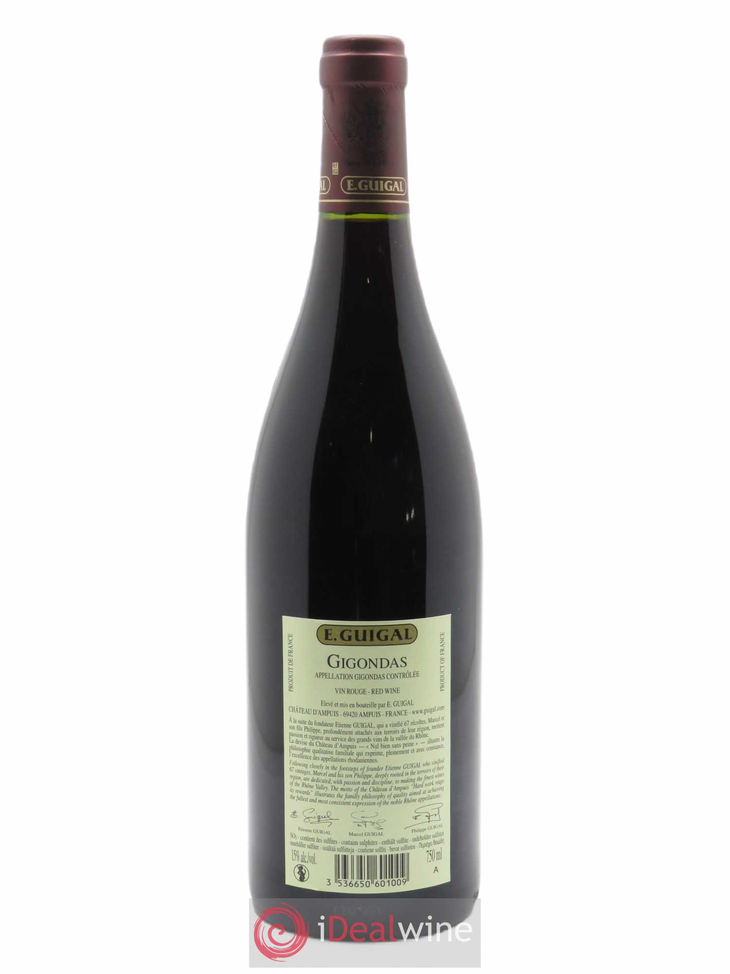 Gigondas Guigal  2019 - Lot de 1 Bouteille