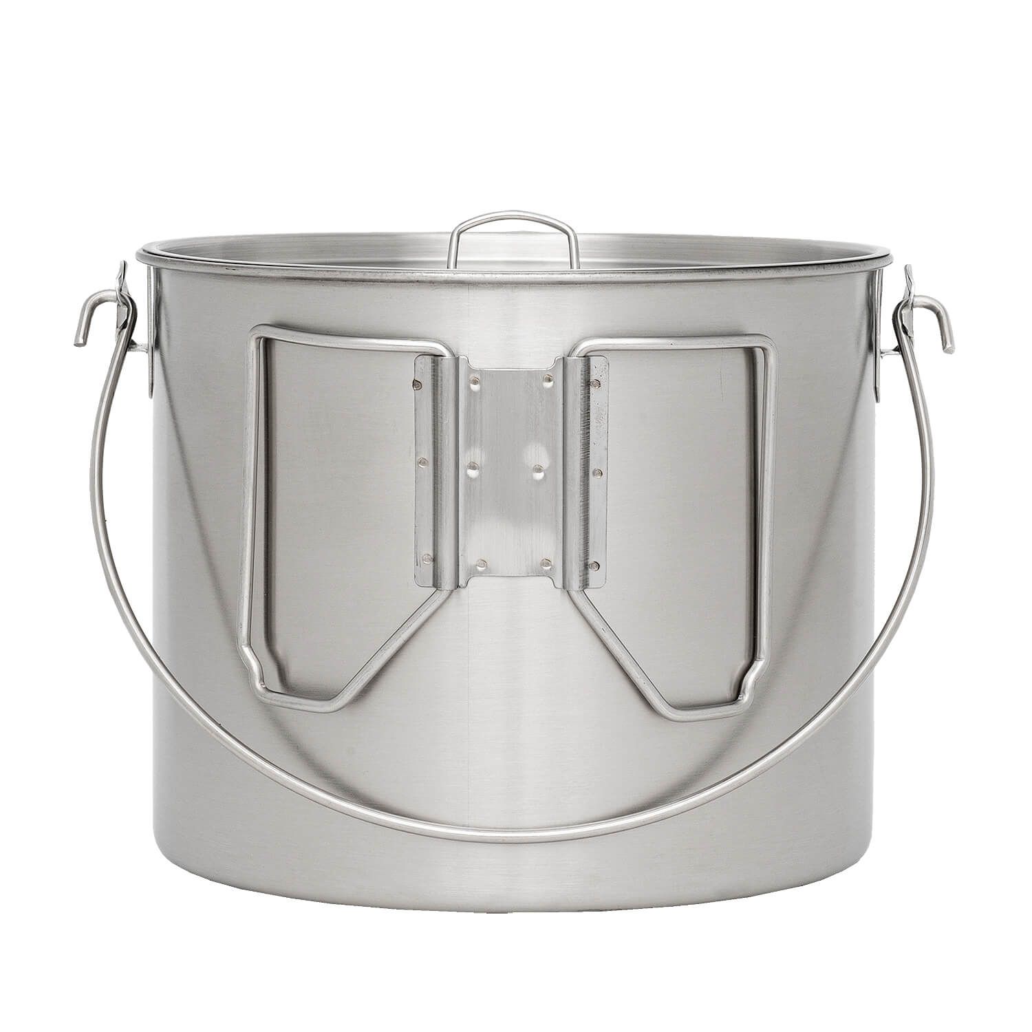 Edelstahl Bush Pot mit Deckel 3.5 Liter