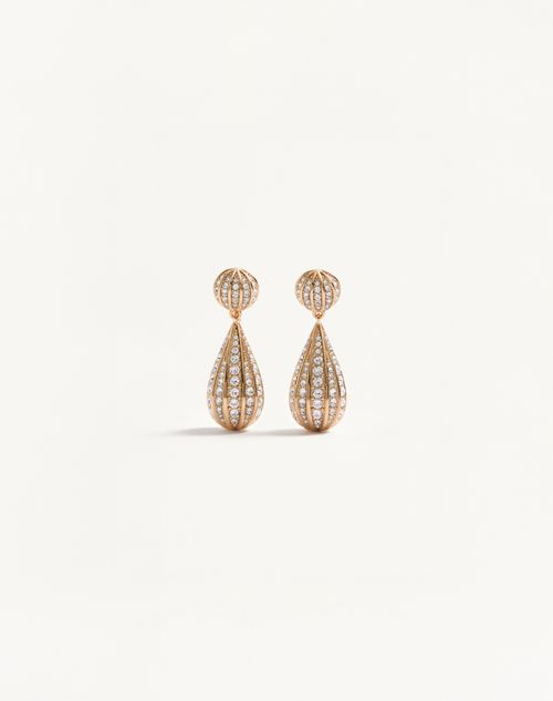 Poetiques Des Gouttes oorbellen van metaal en Swarovski® kristallen