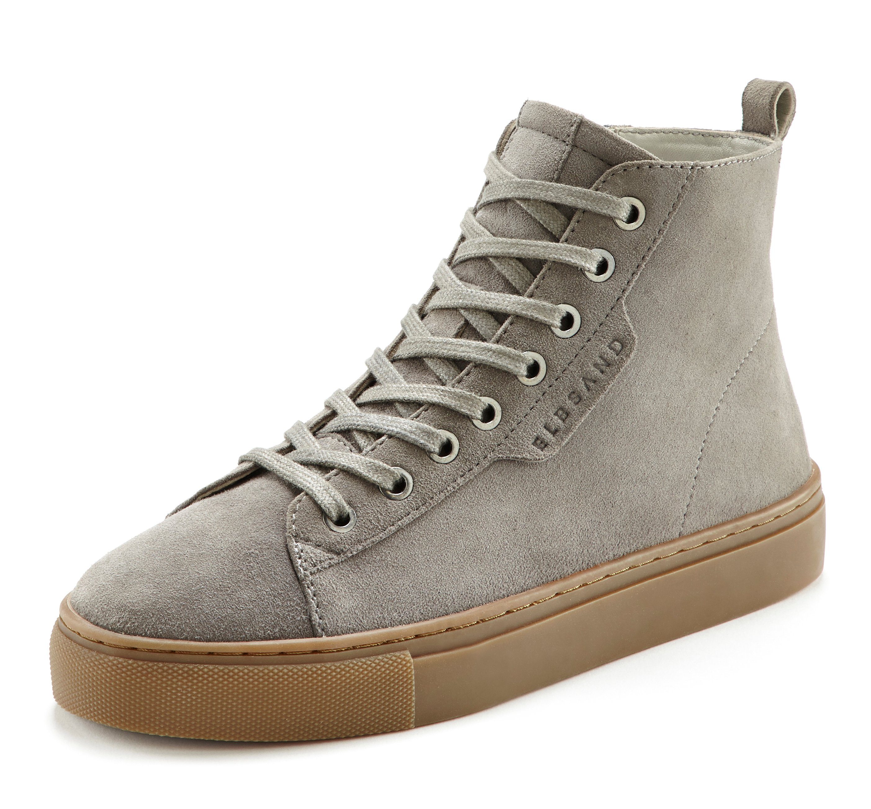 Elbsand Stiefelette Stiefel, Boots, Schnür Sneaker High-Top, weiches Leder, Casual-Look