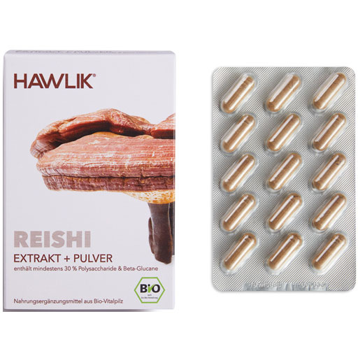 BIO REISHI Extrakt Pulver Kapseln  60 St  Kapseln