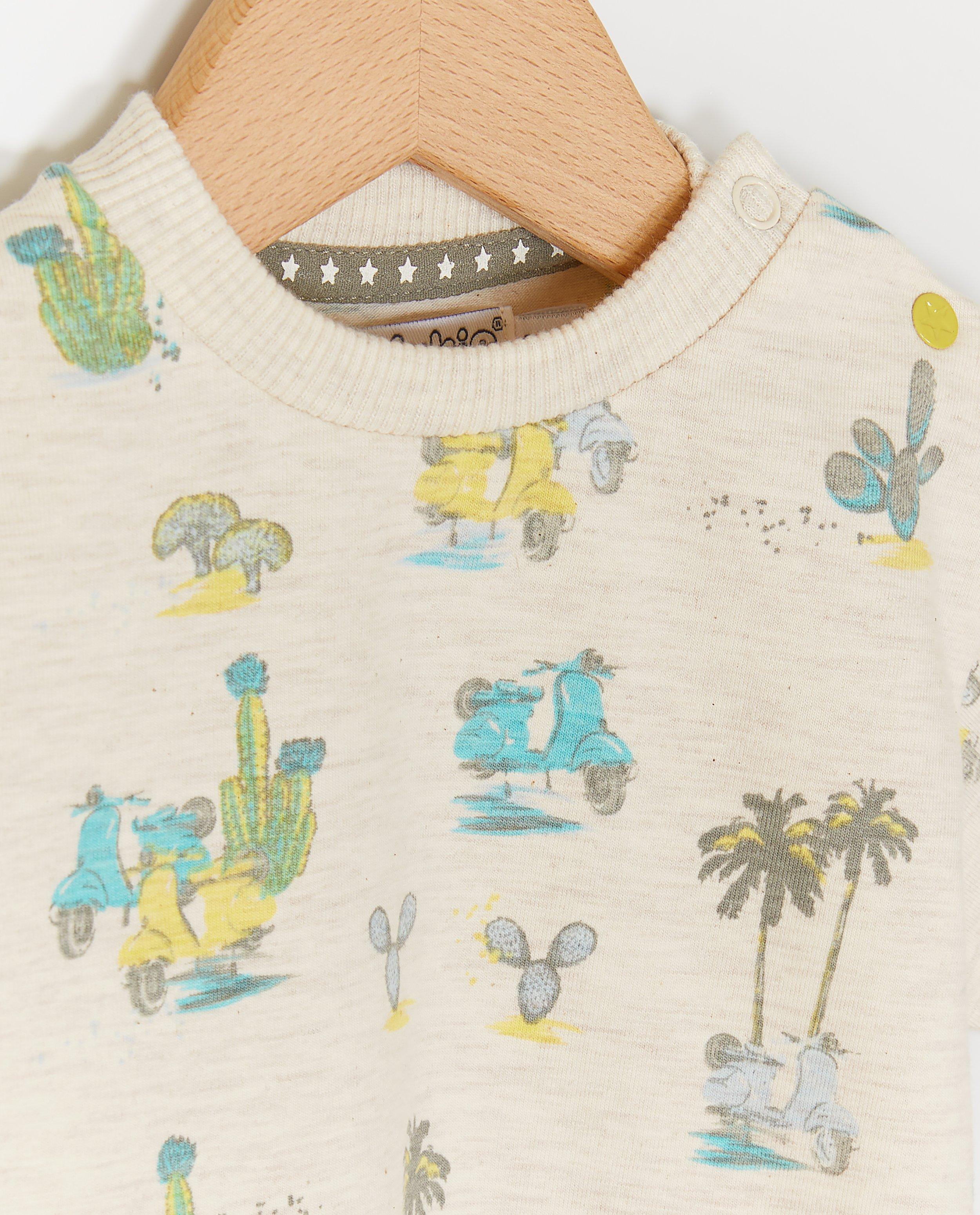 Tricou Dirkje cu imprimeu alb