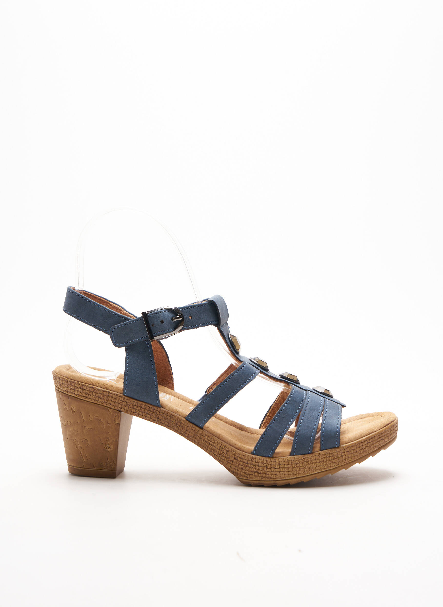 Jenny Sandales Nu Pieds Femme couleur bleu