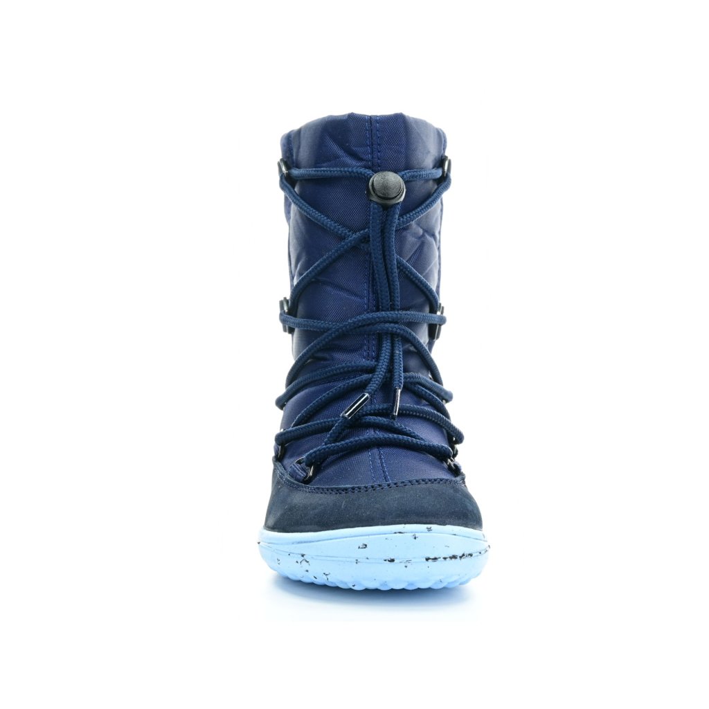 Be Lenka Snowfox Kids 2.0 Dunkelblau und Hellblau Winterbarfußschuhe