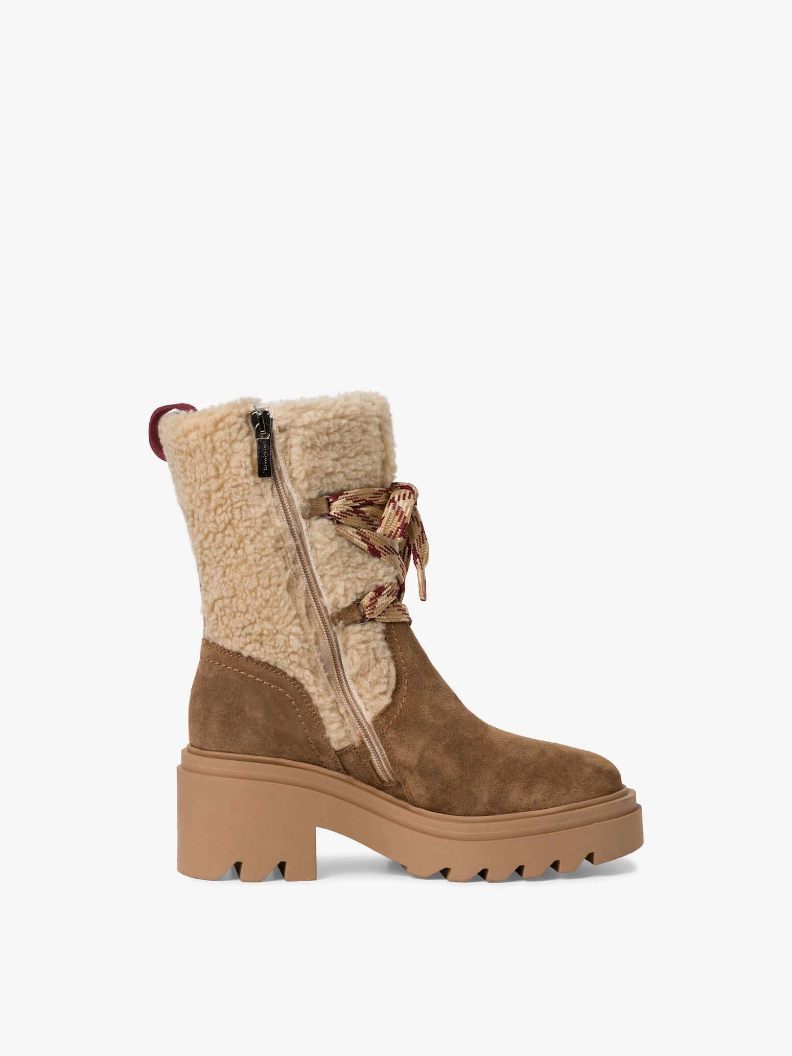 Bottine en cuir - marron doublure chaude