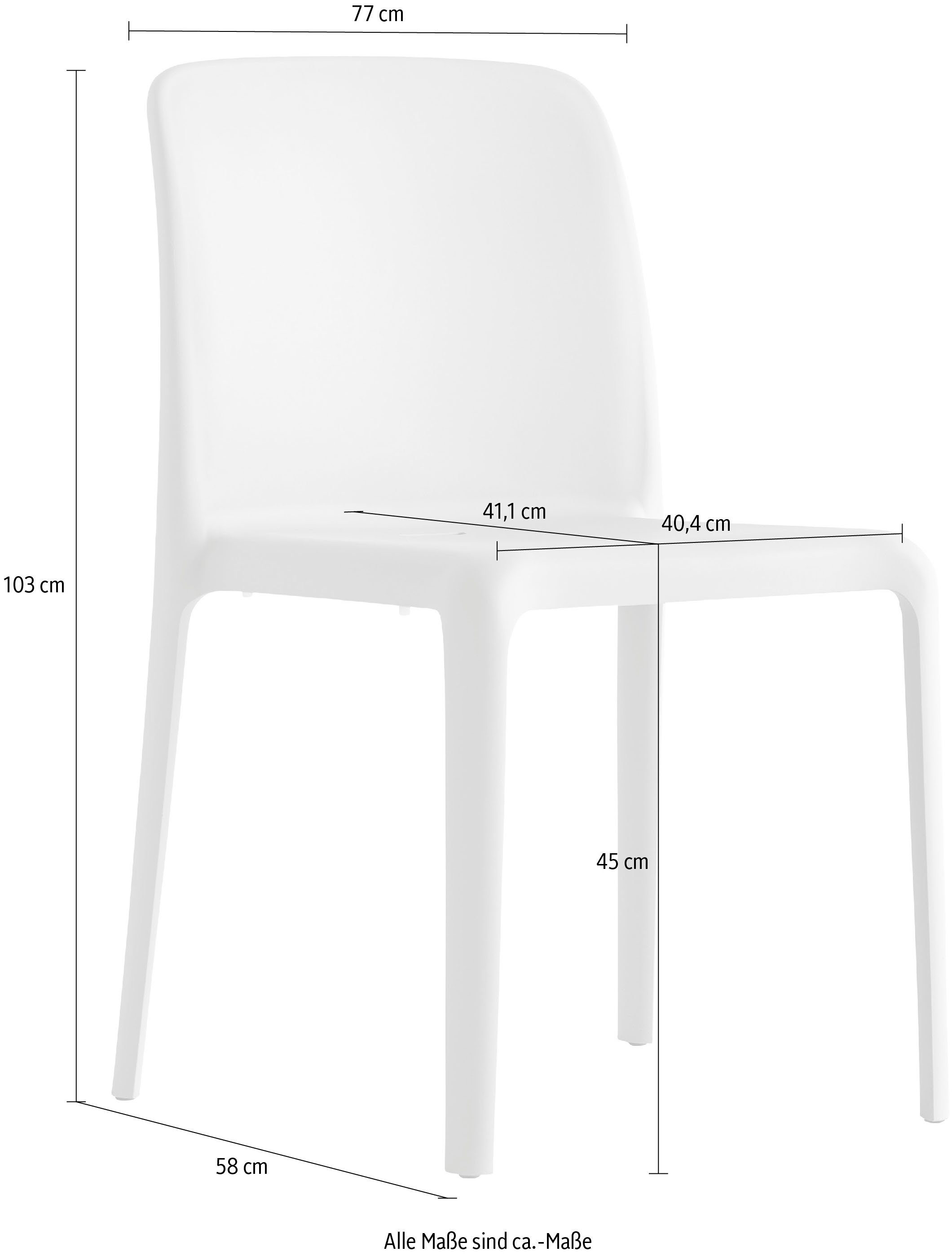 connubia 4-Fußstuhl (Set, 4 St)