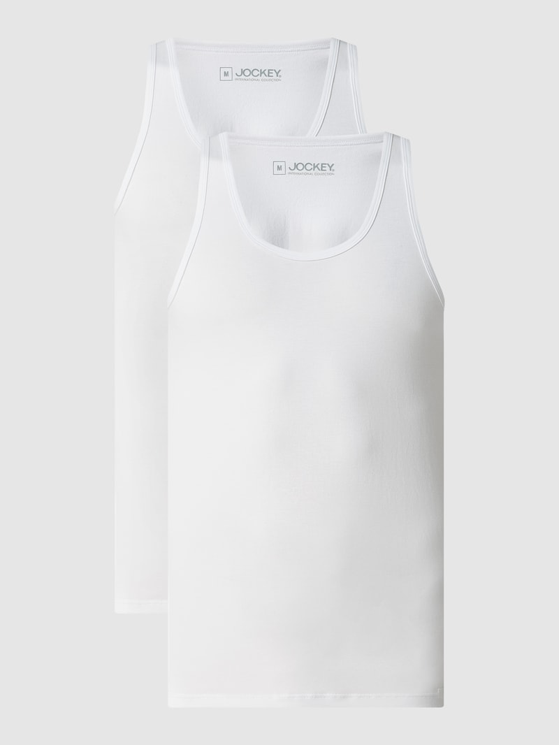 Tanktop mit Lyocell-Anteil im 2er-Pack in weiß