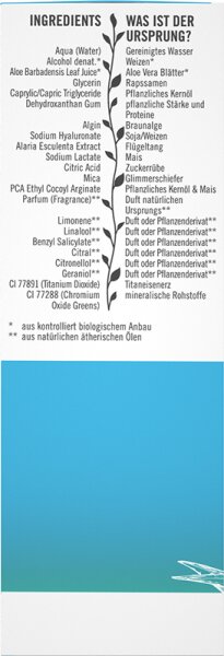 Sante HYALURON Feuchtigkeitsbooster Bio-Aloe Vera & Natürliches Hyaluron Gesichtsfluid