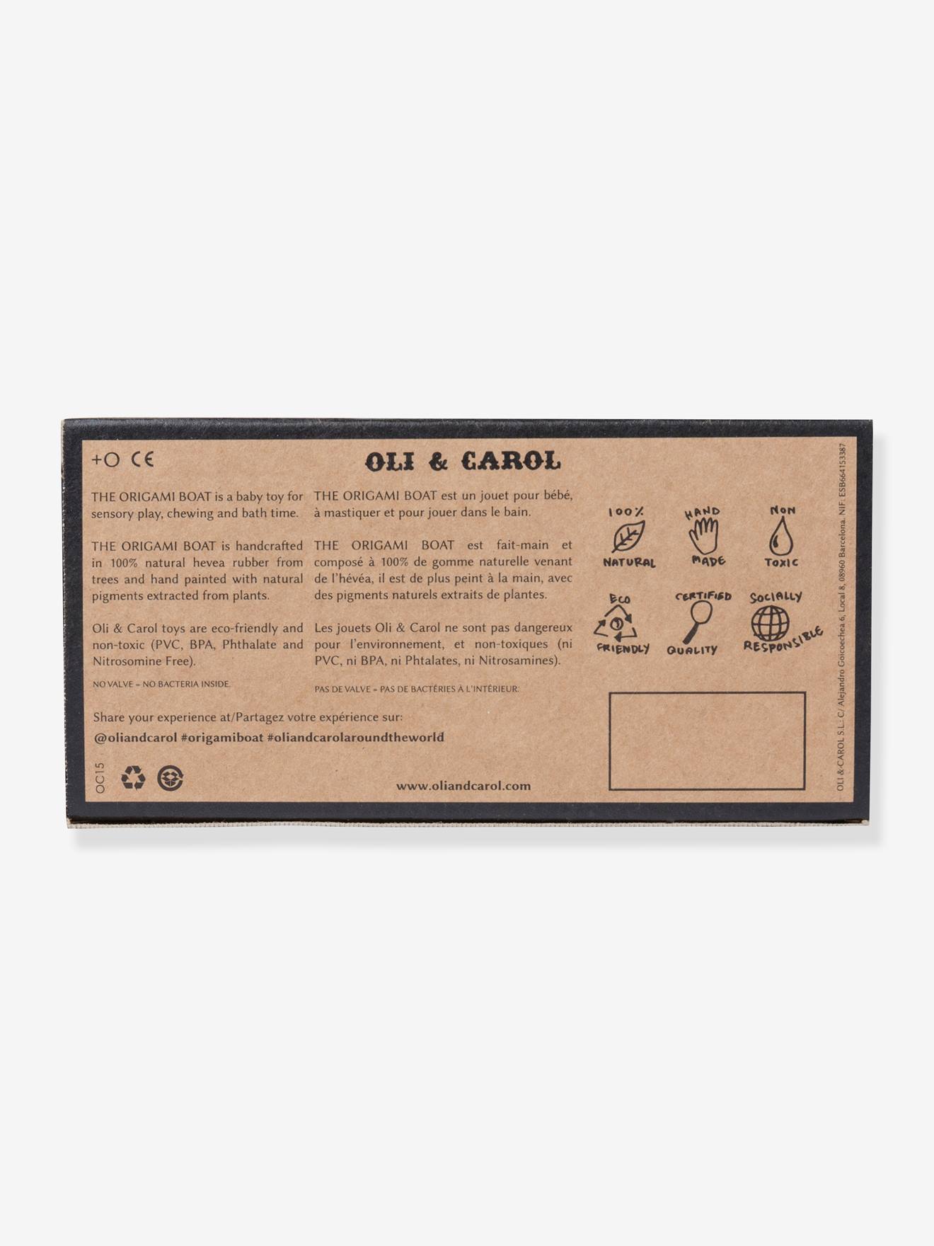 Oli & Carol Badespielzeug/Zahnungshilfe ORIGAMI-BOOT OLI & CAROL - gelb