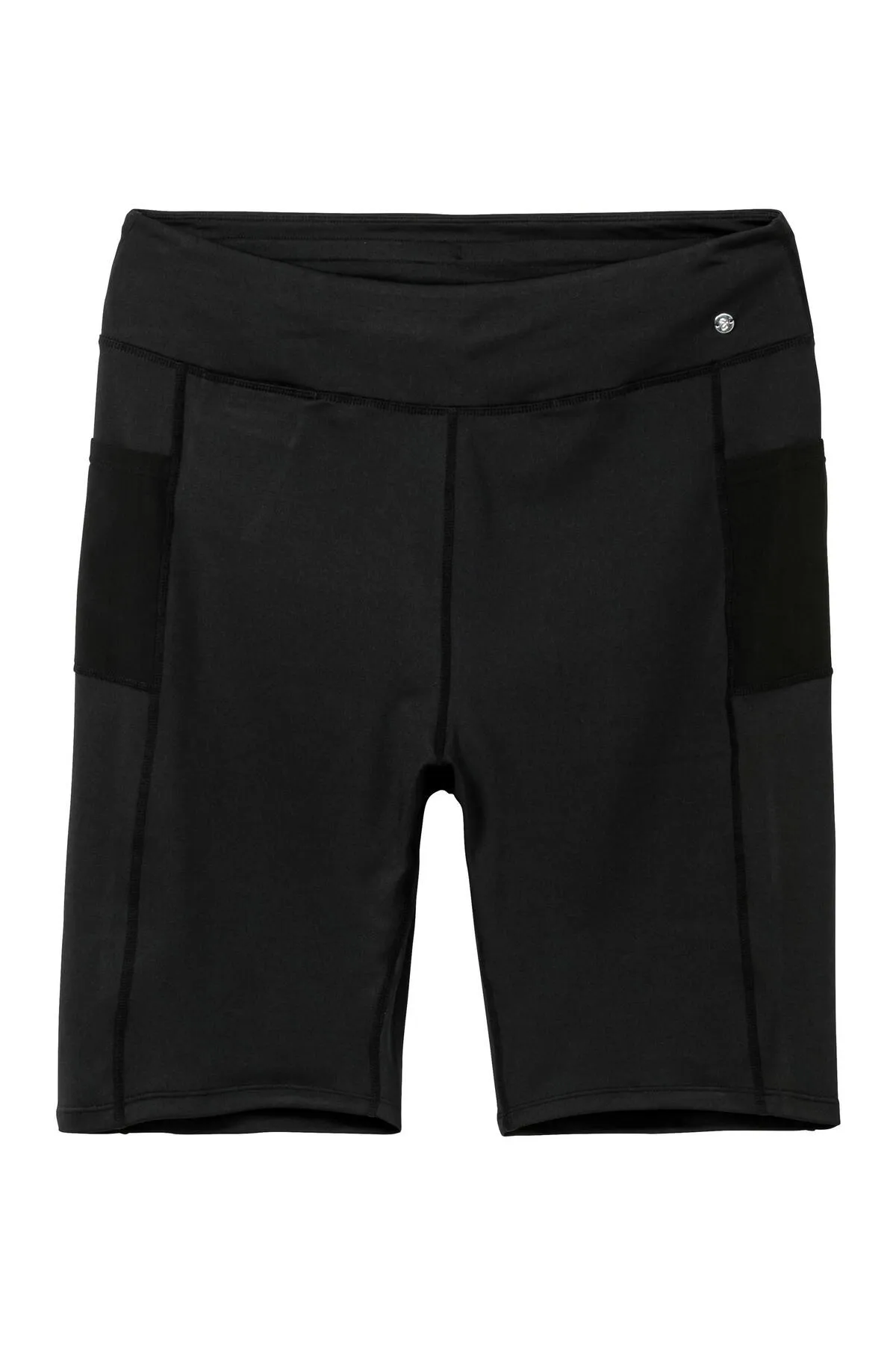 Sheego  Kurze Sporthose - Schwarz - Mittlerer Bund