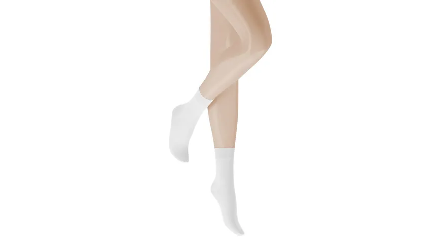 Hudson Damen Socken RELAX LIGHT druckfrei white